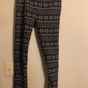 Fleece lined leggings